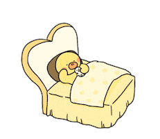 Tired Night Sticker