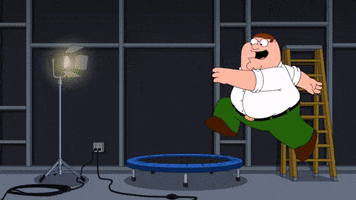 Jumping Peter Griffin GIF by Family Guy