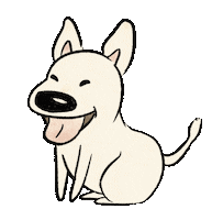 Puppy Drawing Sticker