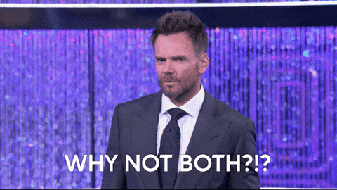 Giphy - Happy Joel Mchale GIF by ABC Network