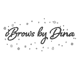 Eyebrows Microblading Sticker by iBrowsByDina
