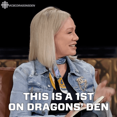 Thats A First Dragons Den GIF by CBC