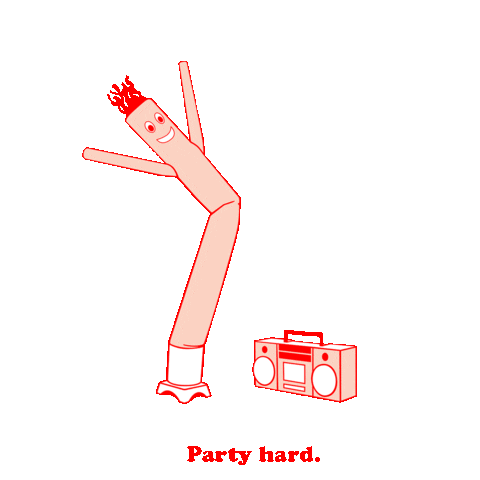Party Animal Sticker by Threadless