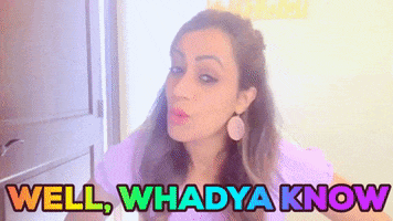 Well What Do You Know GIF by ruheene