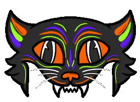 Black Cat Sticker