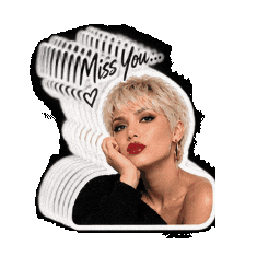 Miss You Nura Sticker by NewRadiusRecords