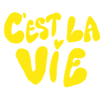 Cest La Vie Sticker by HYPHEN HYPHEN