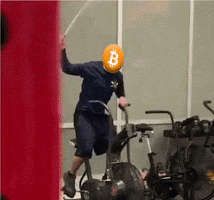 f2pool workout gym crypto bitcoin GIF