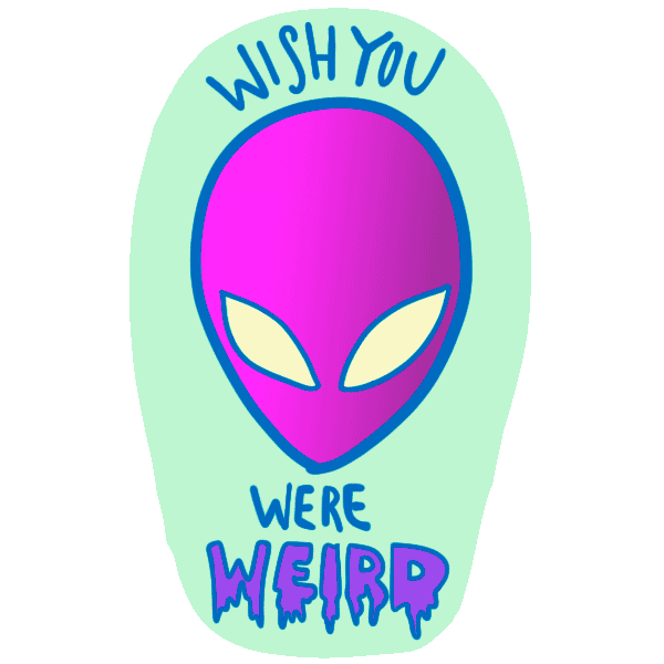 Weird Sticker