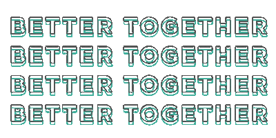 Better Together Jesus Sticker by Fishhawkfc