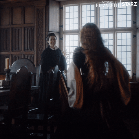 Happy Elizabeth Tudor GIF by Becoming Elizabeth