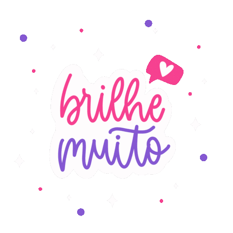 Brilhos e Purpurinas Sticker
