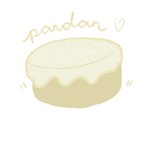 Pandan Cake Sticker by lilianshomemadecake