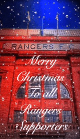 Merry Christmas Rangers Fc GIF