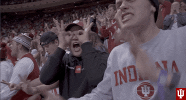 Hype Yelling GIF by Indiana Hoosiers