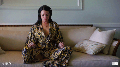 Meditating Channel 9 GIF by Married At First Sight Australia