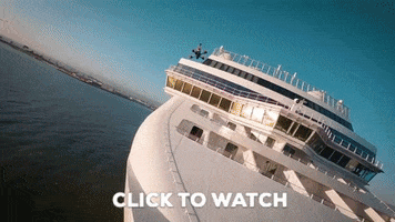Cruise Ship Drone GIF by AirVuz