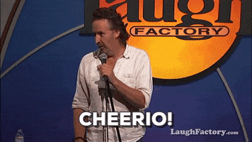 excited british GIF by Laugh Factory
