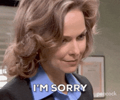 Im Sorry Season 3 GIF by The Office