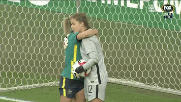 Ellie Carpenter Hug GIF by Football Australia