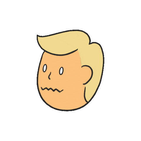 Scared Sticker