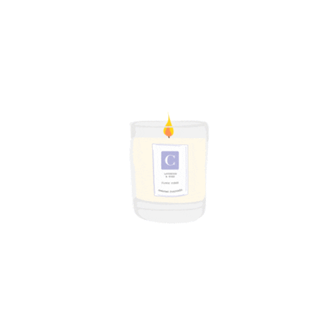Relax Candle Sticker by Coco Skin Laser Health