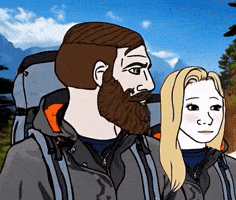 Crypto Walk GIF by Based Chad