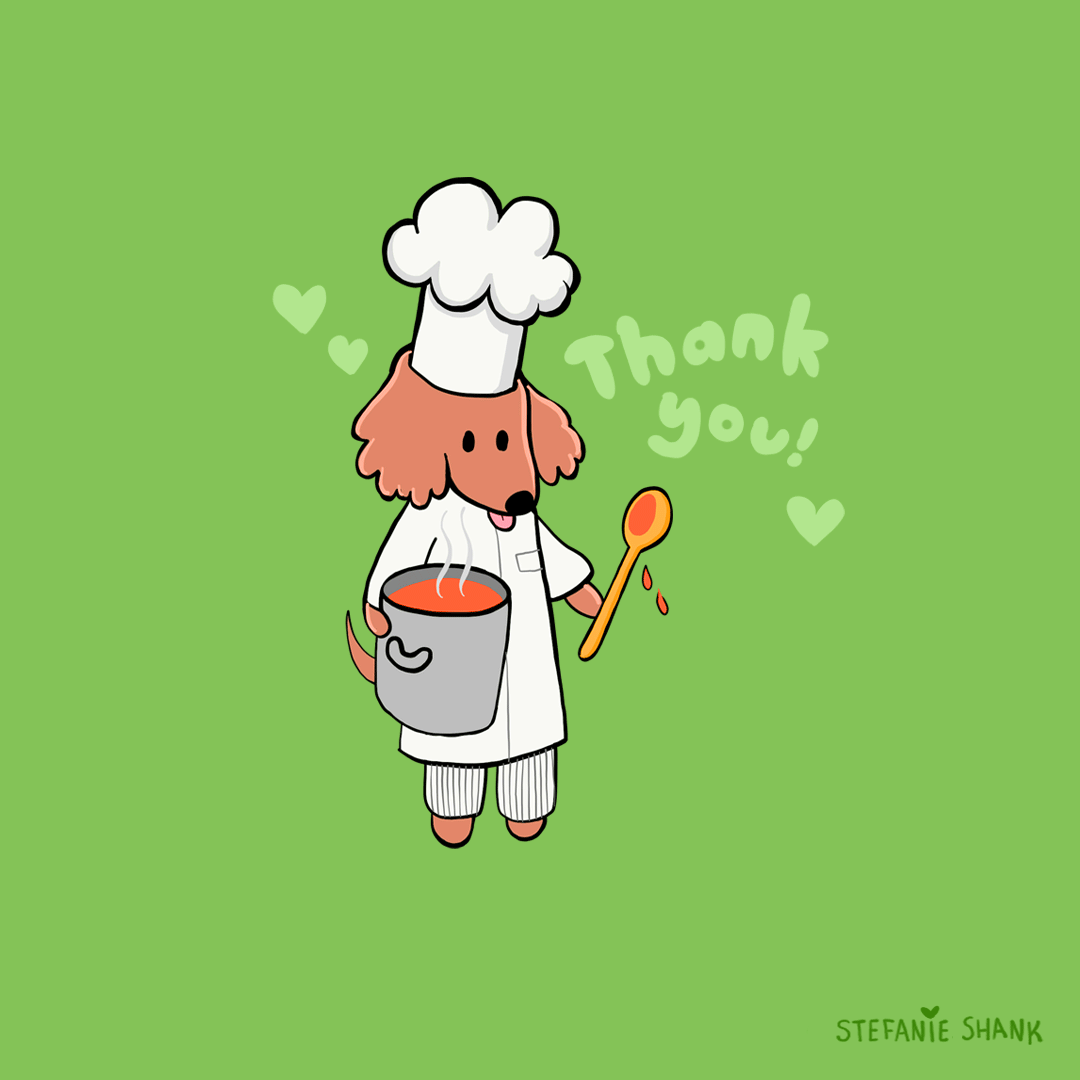 Food Service Thank You GIF by Stefanie Shank Find & Share on GIPHY