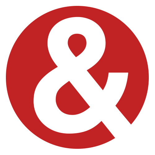 Ampersand Sticker by GS&F