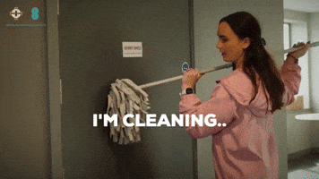 Pretend Clean Up GIF by Northern Ireland