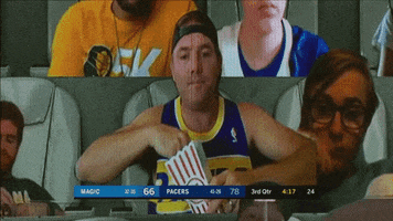 Basketball Popcorn GIF by Indiana Pacers