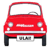 Red Car Fiat Sticker by Autohäuser Pohlheim