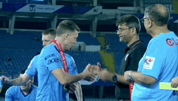 Mumbai City Handshake GIF by Indian Super League