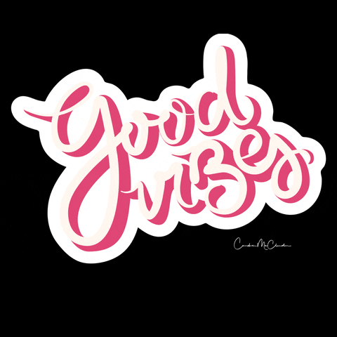 Good Vibes Peace GIF by Candace R. McClendon