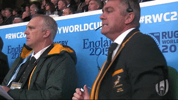 Excited South Africa Rugby GIF by Rugby World Cup