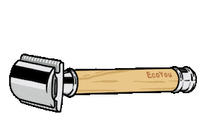 Safety Razor Nachhaltig Sticker by EcoYou