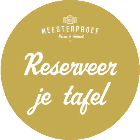 Sticker by De Meesterproef Nijmegen