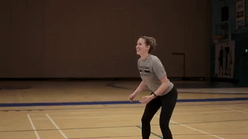 volleyball bump GIF by UVic Campus Life