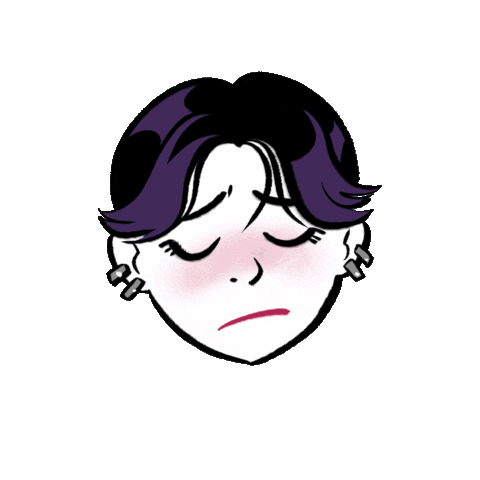 Sad Face Sticker