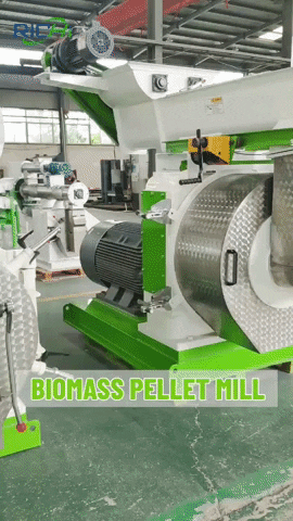 Biomass Pellet Machine GIF