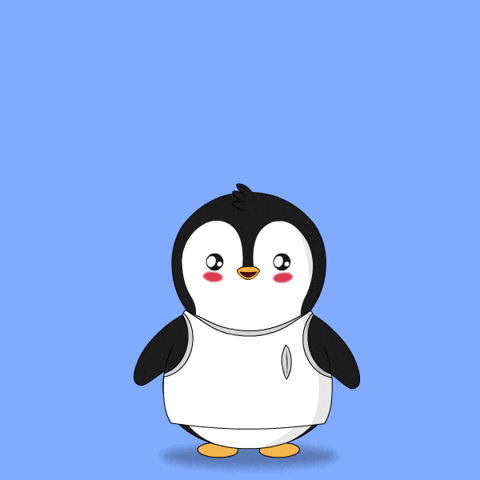 pudgy penguins i love you mom thank you gif