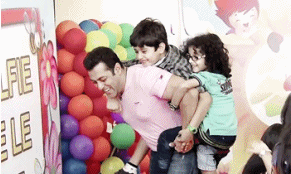 Image result for Salman khan with kids gif