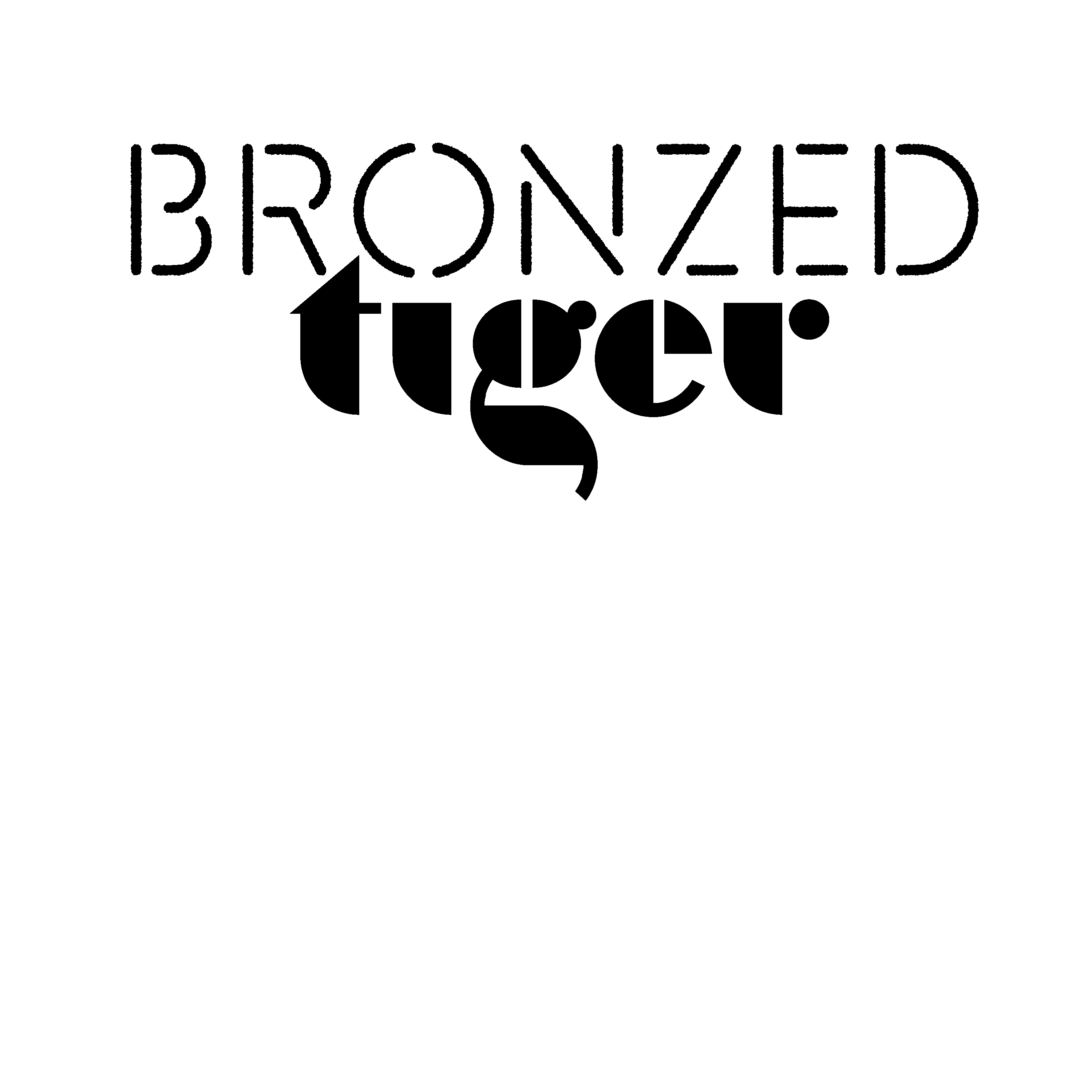 Bronzed Tiger Sticker