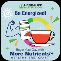 Hot Tea Healthy Breakfast GIF by Herbalife Nutrition Philippines