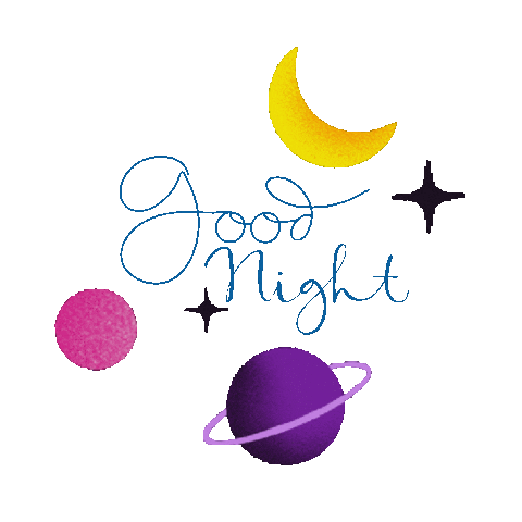 Night Moon Sticker