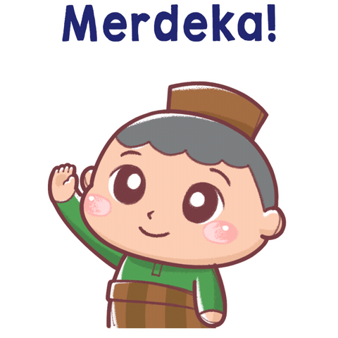 Merdeka Malaysiaday Sticker by Bear Boss Buddies