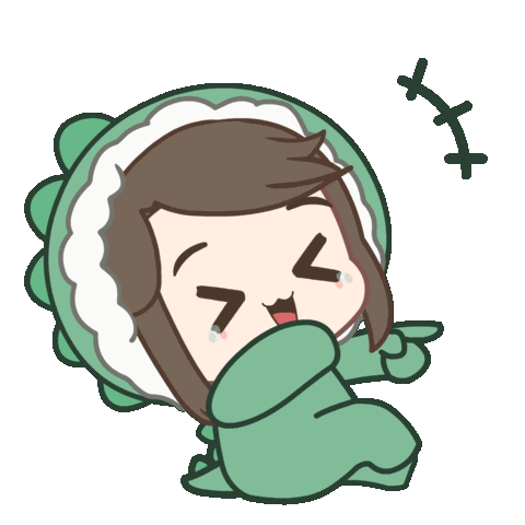 Laugh Chibi Sticker