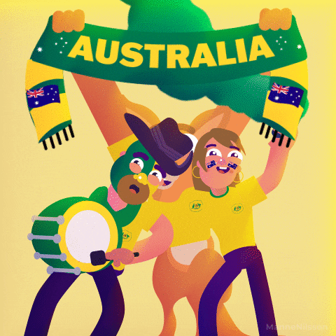 Australia Aussie GIF by Manne Nilsson