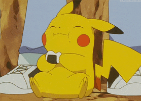 pokemon eating GIF