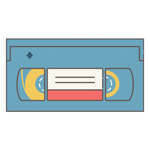 Be Kind Rewind Sticker by Courtney Pure